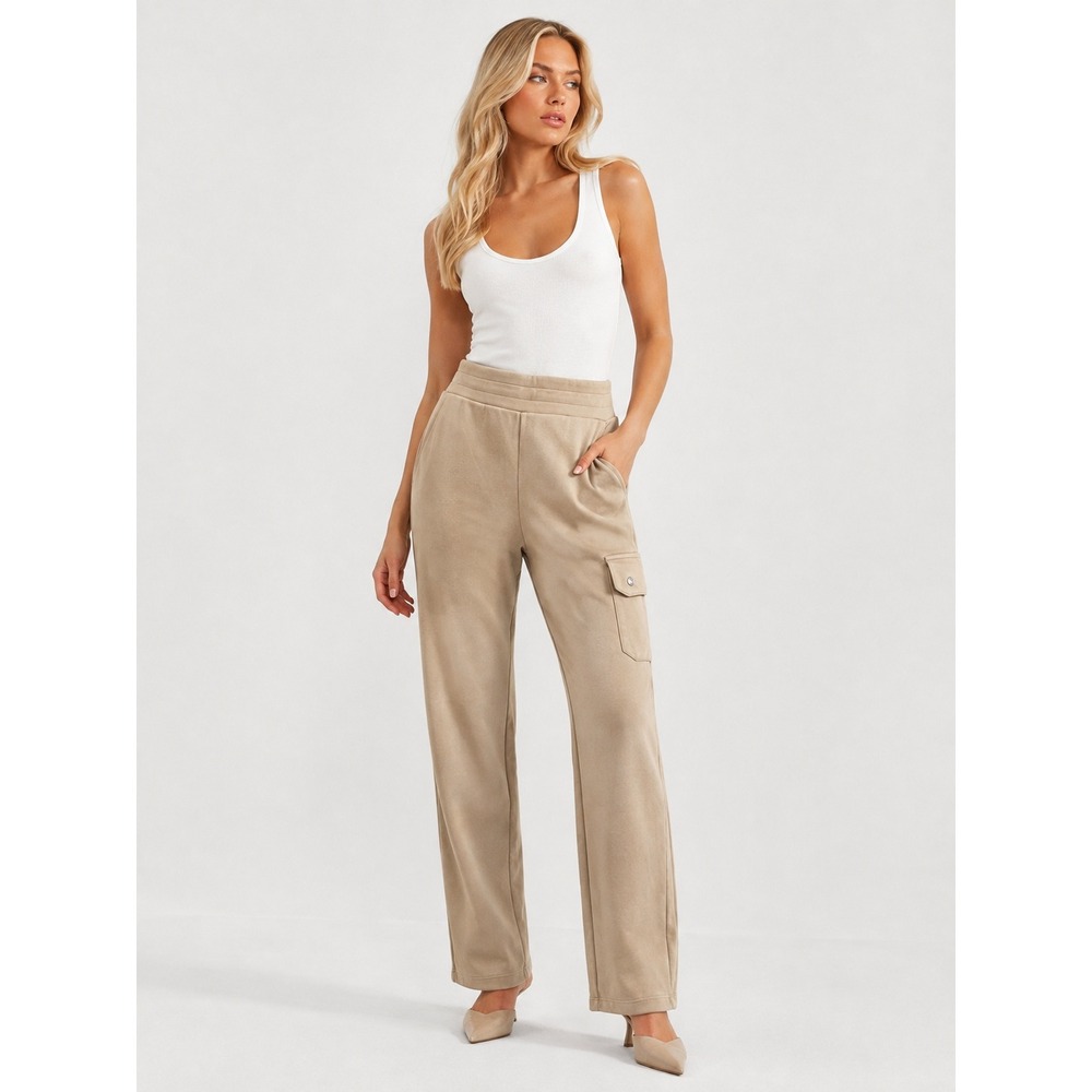 Ralph Lauren Active Beige Cargo Straight Leg Jogger Casual Classic Pants S